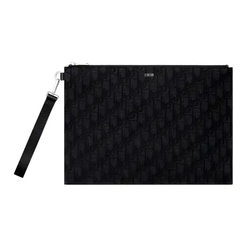 DIOR Fabric Clutch Large Men's Black