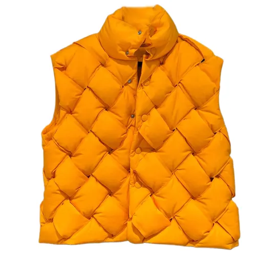 Bottega Veneta FW22 Down Jacket Men's Fresh Orange