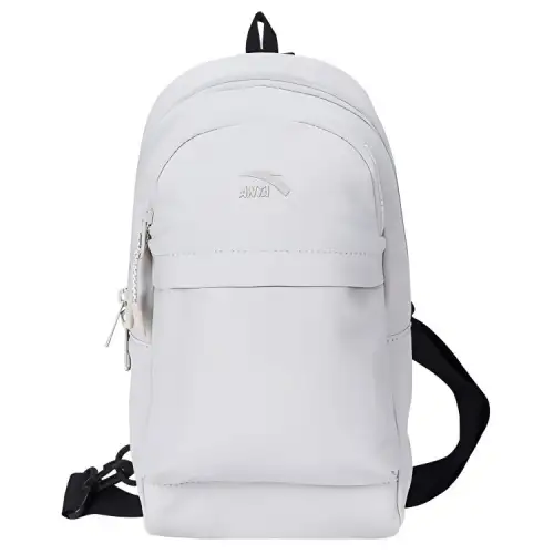 Anta Fabric Sling Bag Regular Unisex Light Asphalt Gray
