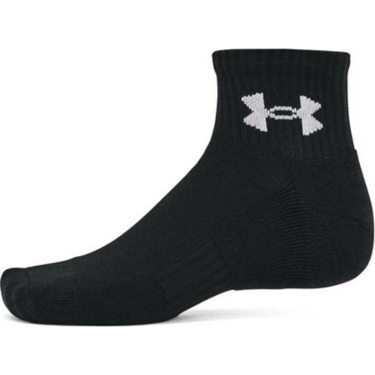 Under Armour Ankle Socks Unisex 3 Pack Black