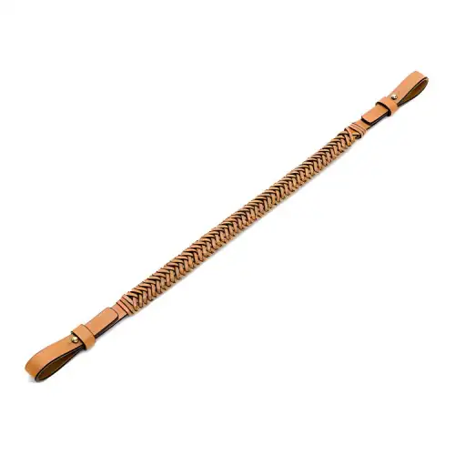 LOEWE Cow Leather Bag Straps Women's Warm Sand Yellow