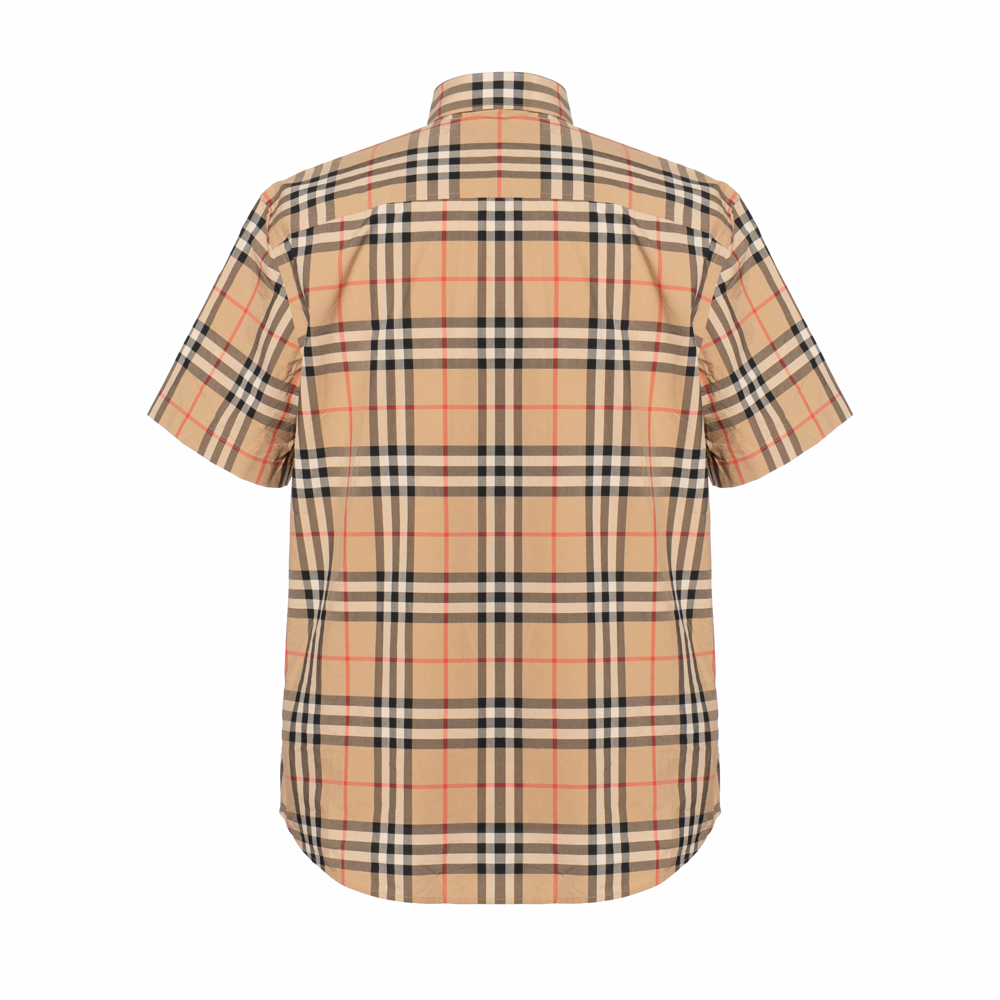 Мужская рубашка Burberry (бежевая) — фото 2