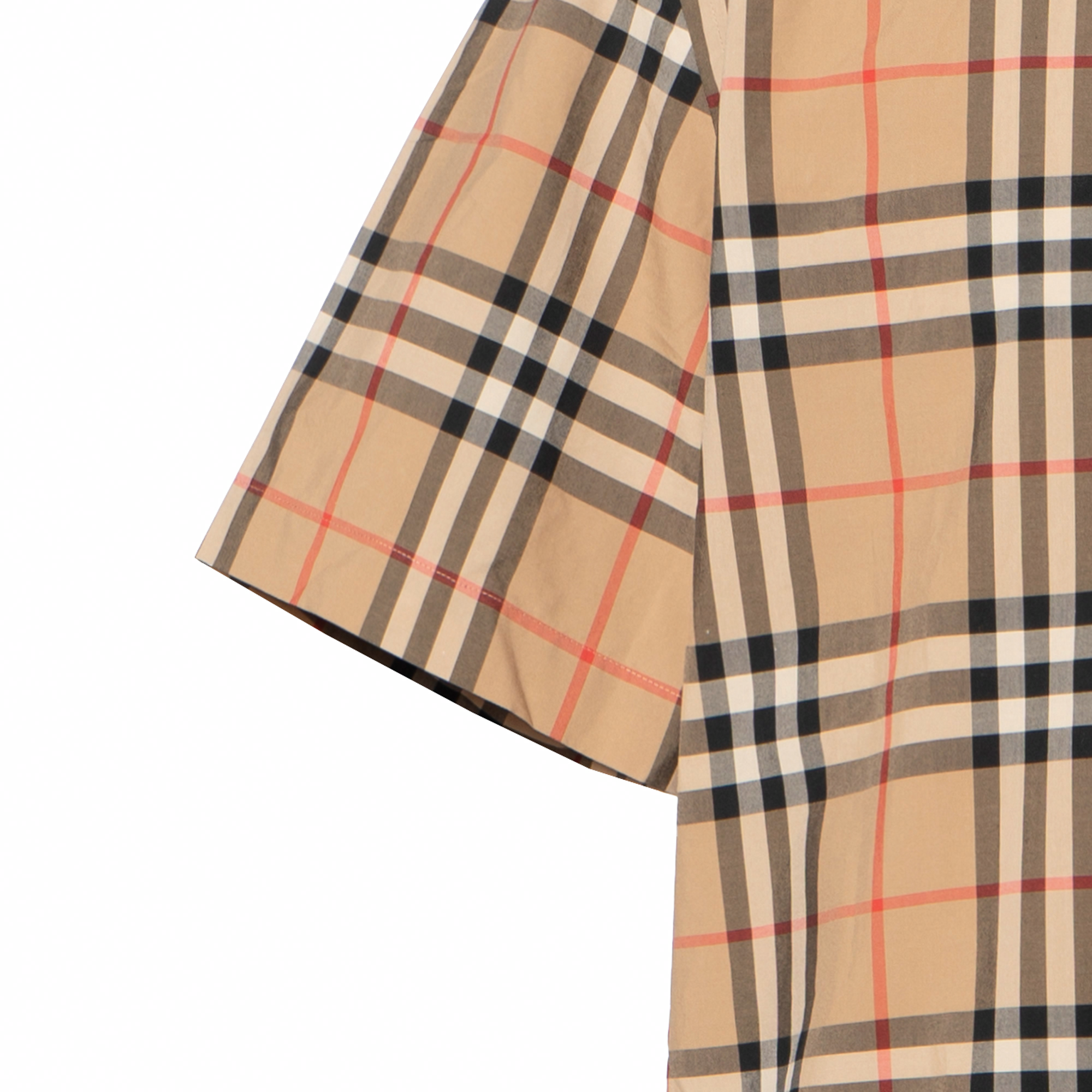 Мужская рубашка Burberry (бежевая) — фото 6
