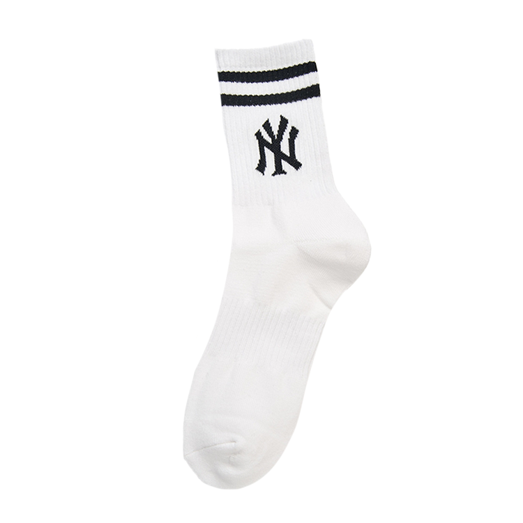 MLB New York Yankees Crew Socks Unisex 1 Pack Ecru
