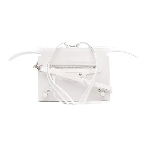 Balenciaga Neo Classic Leather Carry Bag, Crossbody Bag, Shoulder Bag Regular Women's White