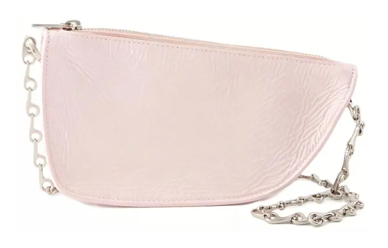 Burberry Lambskin Crossbody Bag, Shoulder Bag Women's Light Pink