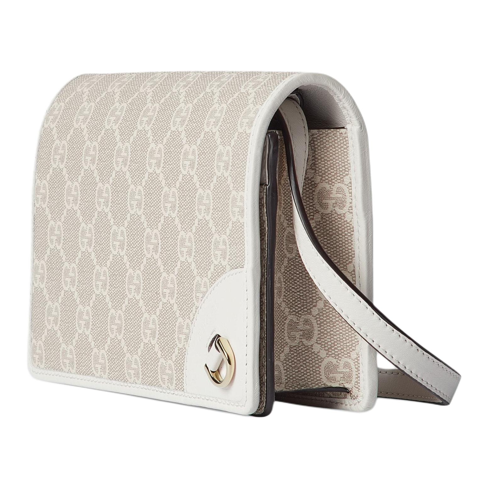 Женская сумка Gucci (бежевый) — фото 2