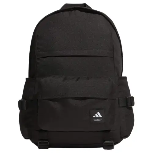 Adidas, foldable elastic black backpack with zipper for men and women, for beloved