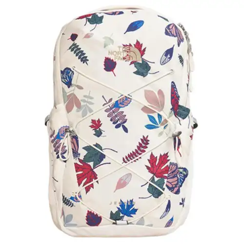 THE NORTH FACE 27L Backpack Outdoor Bag Recycled Polyester White & Multicolor Women's