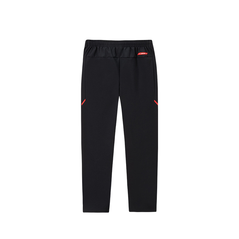 Anta Variety Training Collection Letter Mid Rise Comfortable And Breathable Versatile Fleece Lined Thermal Sports Pants