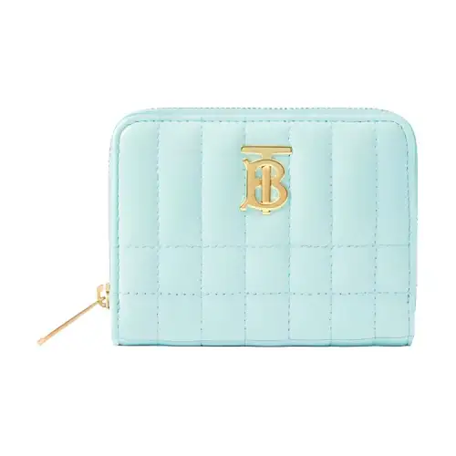 Burberry Lola Bag Lambskin Wallet Women's Lake Blue