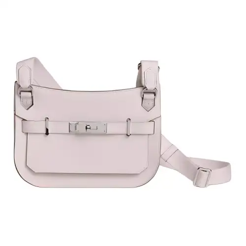 HERMES Jypsiere Swift Leather Shoulder Bag, Crossbody Bag Mini Women's Mallow Purple