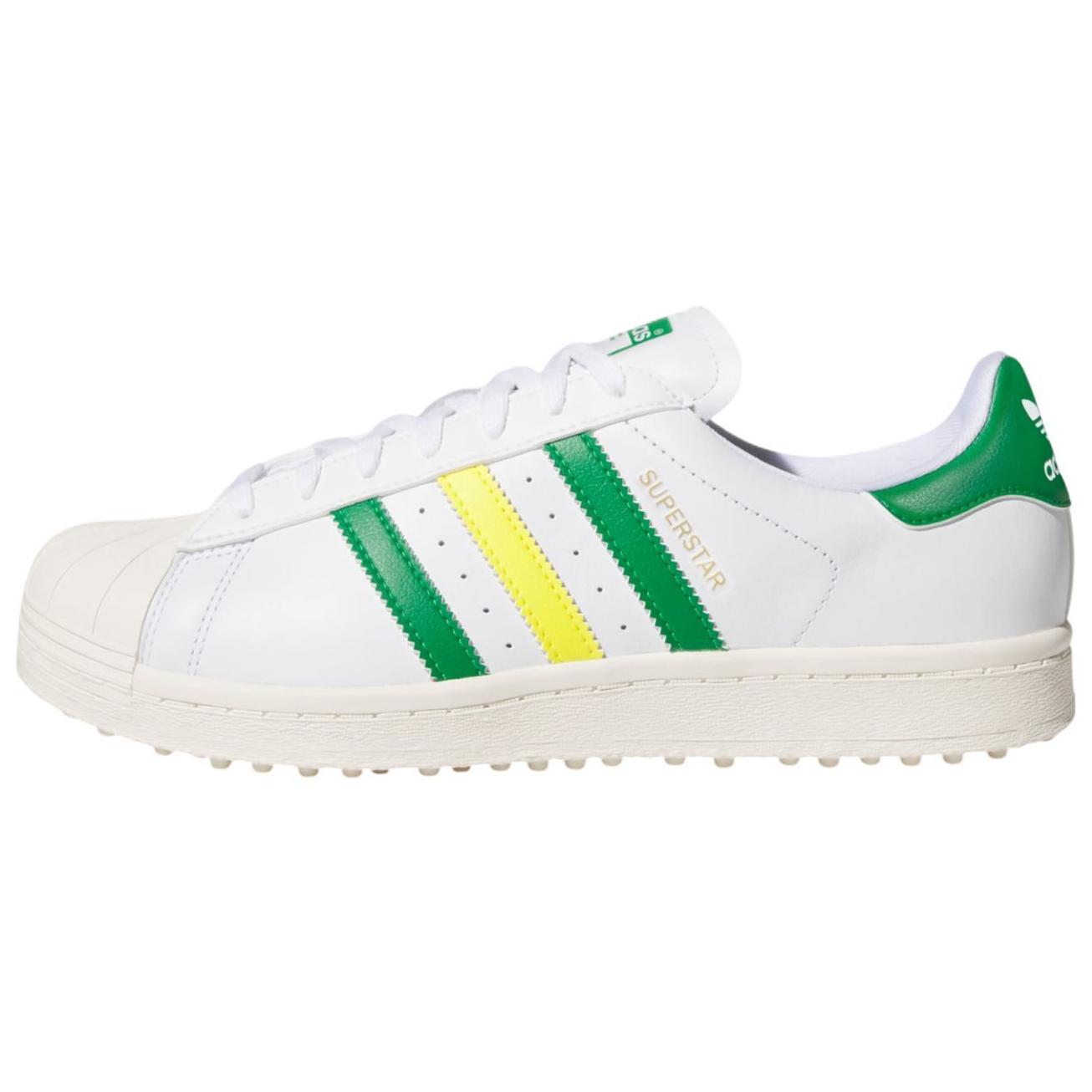 Superstar Adidas Originals Spikeless Golf ‘White Green Yellow’