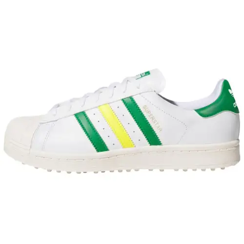 Superstar Adidas Originals Spikeless Golf 'White Green Yellow'