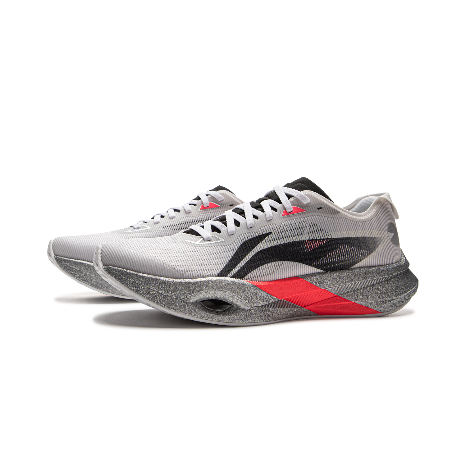 Li Ning Wind Chaser Pro Low top Long Distance Running Shoes Unisex Standard White