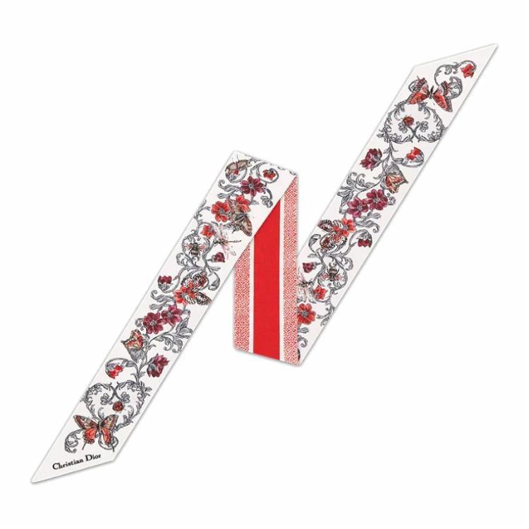 Женский платок Dior (красный)