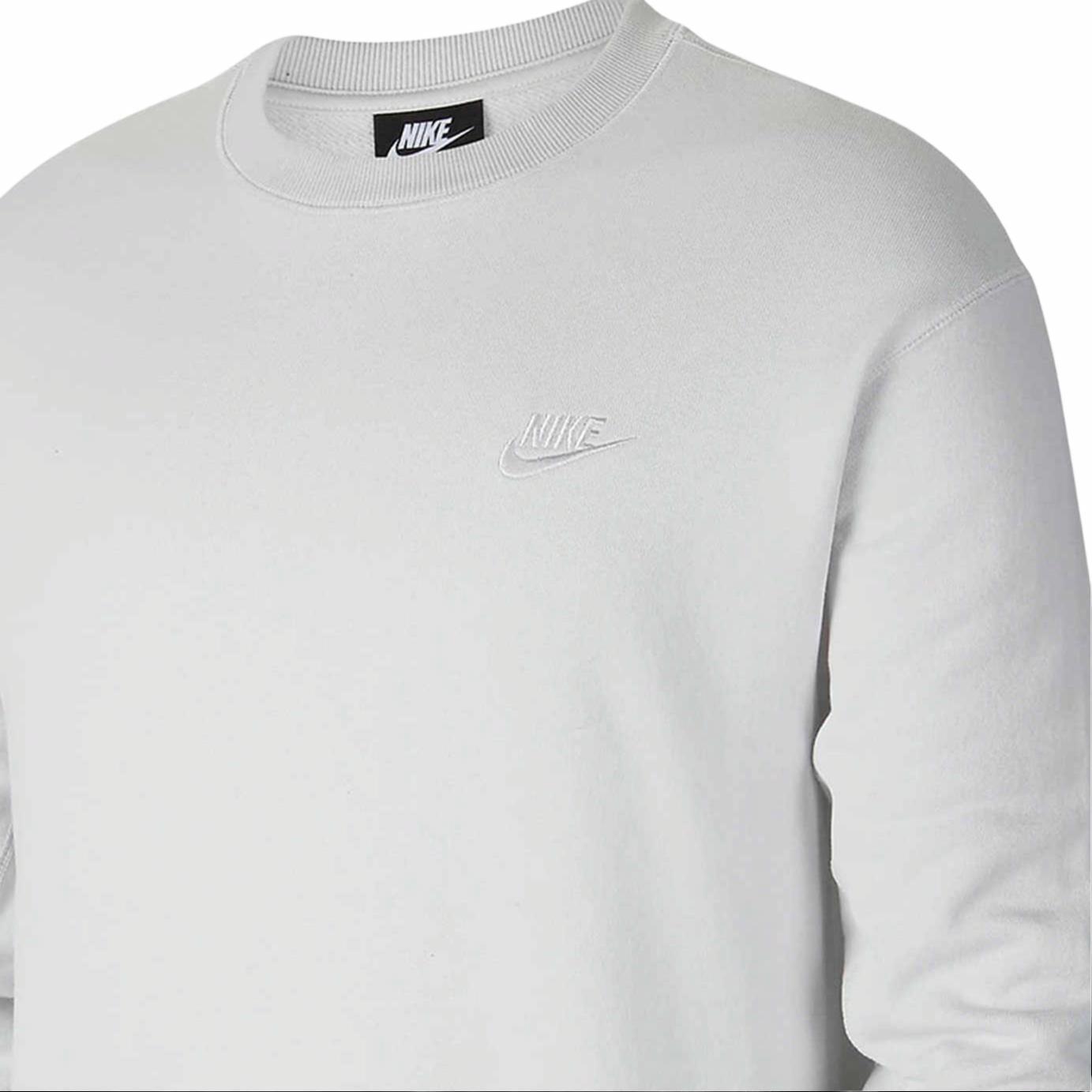 Мужское худи Nike С круглым вырезом (серое) — фото 4
