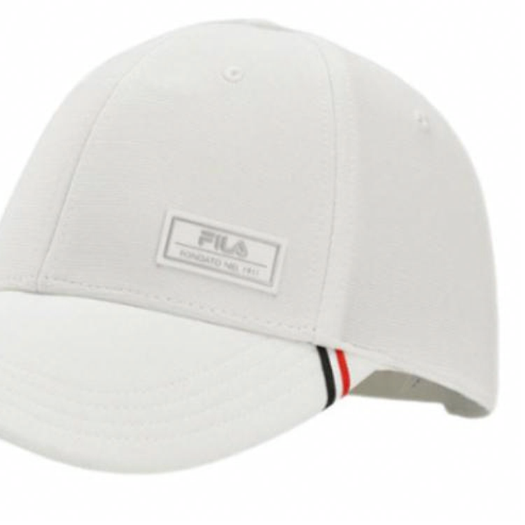 Мужская кепка Fila Logo (белая) — фото 2