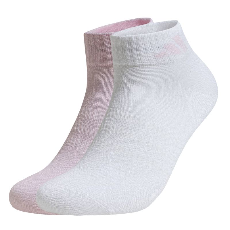 Adidas Ankle Socks Women’s 2 Pack White/Red
