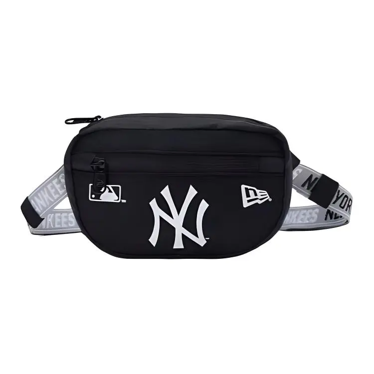 New Era × MLB Collaboration Polyester One Shoulder Crossbody Fanny Pack Small Unisex Black