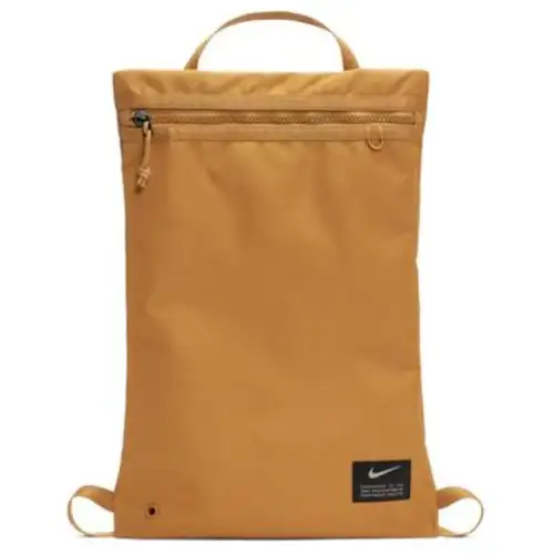 Nike Polyester Gym Bag Backpack Regular Men's Khaki