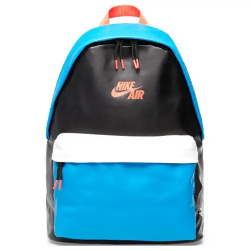 Jordan Polyester Backpack Regular Unisex Red Blue Mismatched