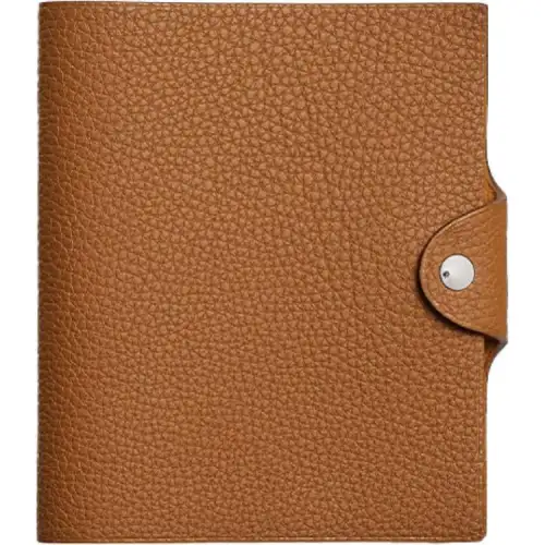 HERMES Togo Calfskin Storage Bag Unisex 37 Gold