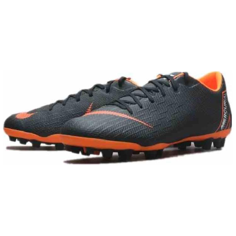 Nike Mercurial Vapor 13 AG Artificial Ground Slip Resistant Abrasion Resistant Soccer Shoes Men’s Black Orange