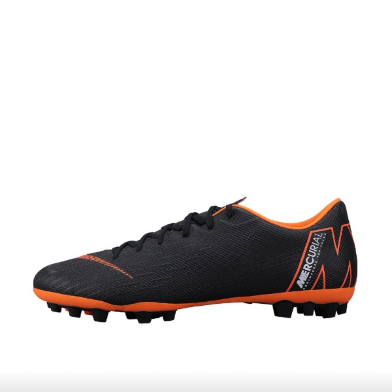 Nike Mercurial Vapor 13 AG Artificial Ground Slip Resistant Abrasion Resistant Soccer Shoes Men’s Black Orange