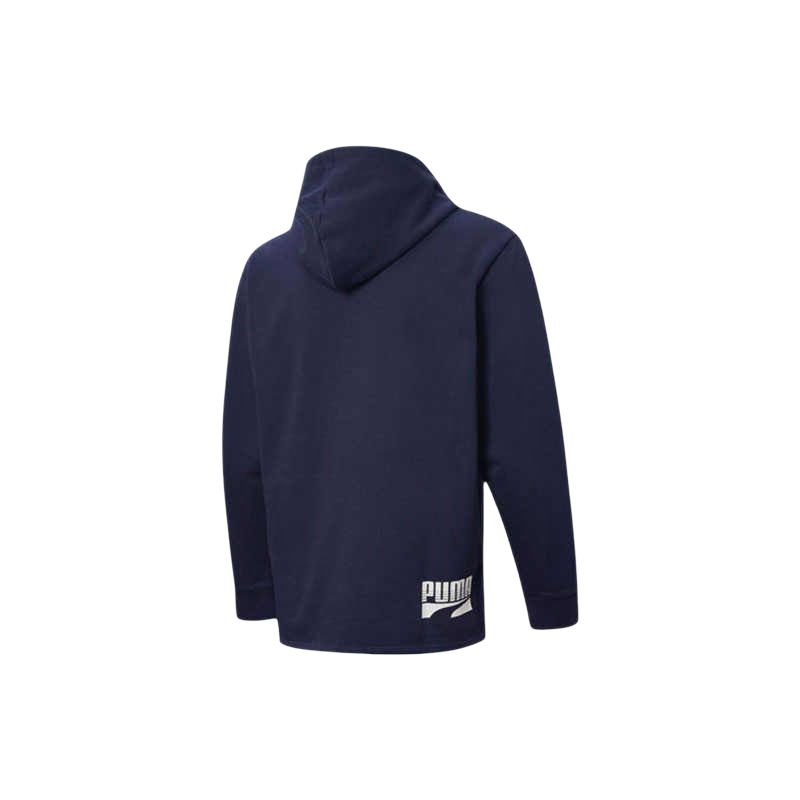 Мужское худи PUMA Rebel Bold logo (синее) — фото 2