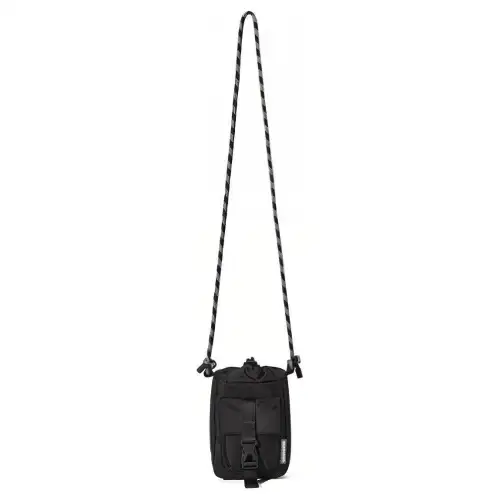 Skechers Fabric Crossbody Bag, Shoulder Bag Unisex Carbon Black