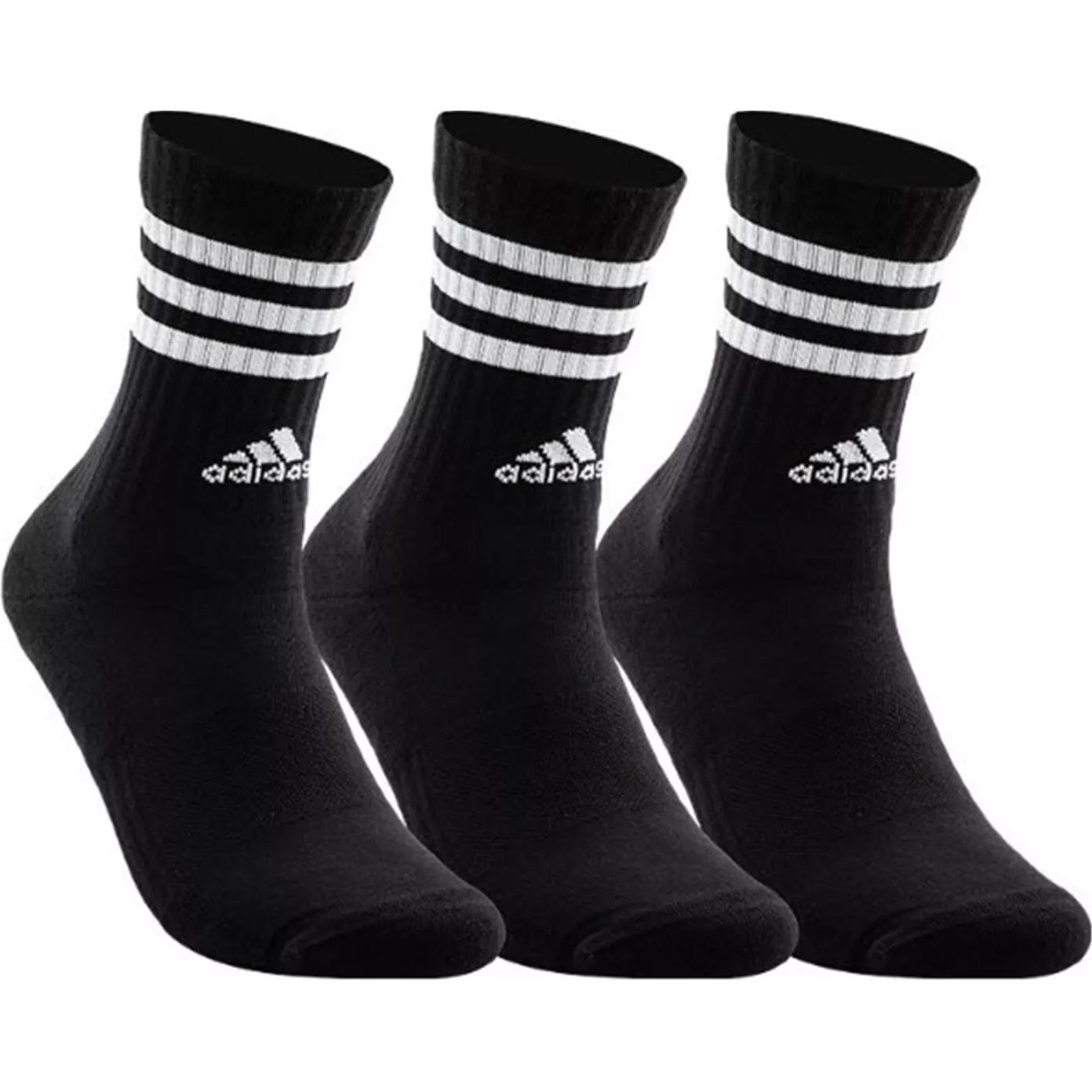 Adidas Crew Socks Unisex 3 Pack Black