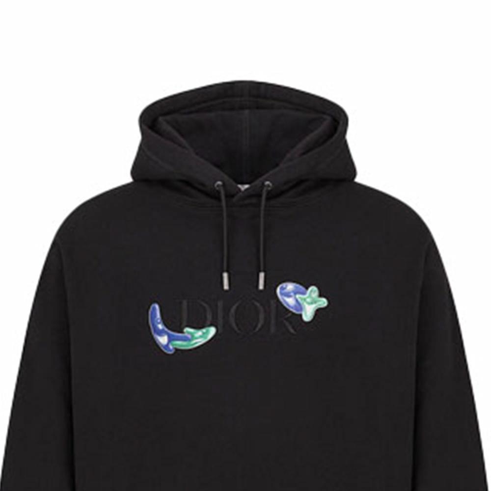 Мужская куртка Dior x KENNY FW21 Logo (черный) — фото 5