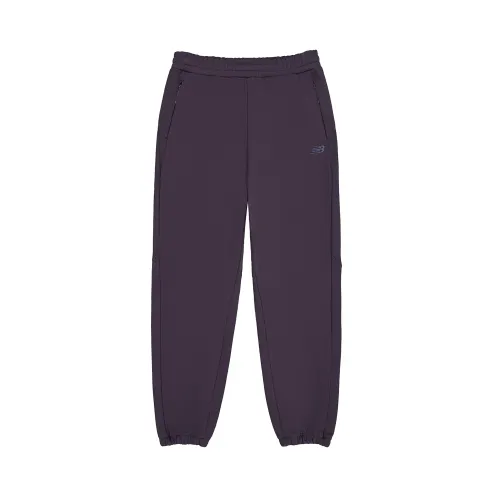 New Balance NB Grey Knitted Sweatpants Unisex Purple