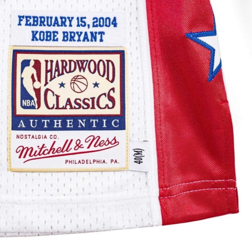 Mitchell Ness Basketball Jerseys Men’s White Moderate Bib & Brace