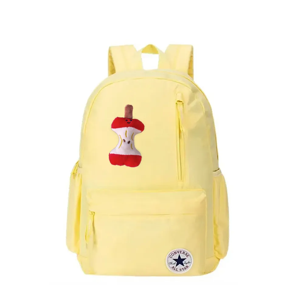 Converse Polyester Backpacks Unisex Light Yellow