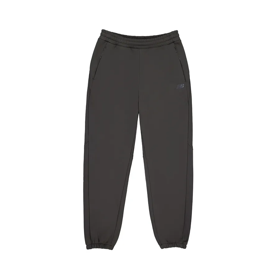 New Balance NB Grey Knitted Sweatpants Unisex Dark Gray