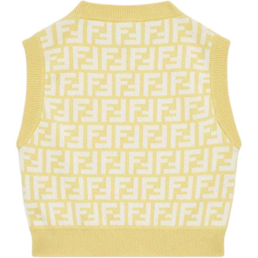 Свитер Fendi Logo (желтый) — фото 2