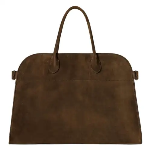 THE ROW Soft Margau Suede Tote Bag, Shopping Bag, Handbag Women's Desert