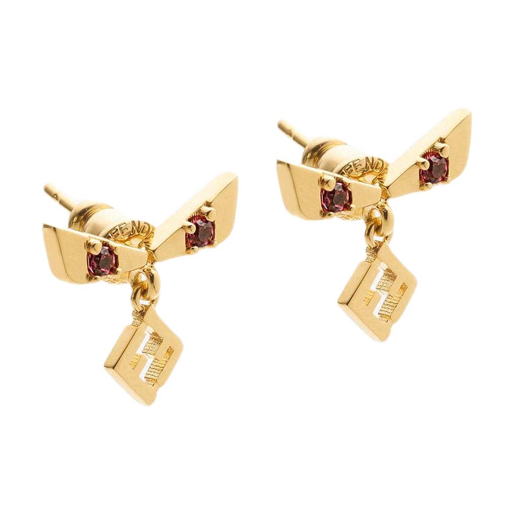 Серьги Fendi (золотые)