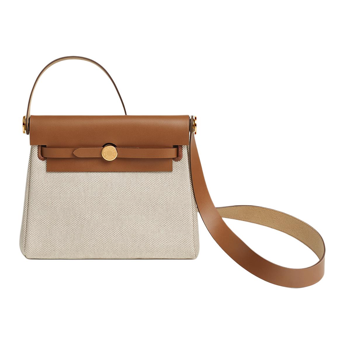 Женская сумка Hermes Bolso Herbag Zip 20 (бежевая)