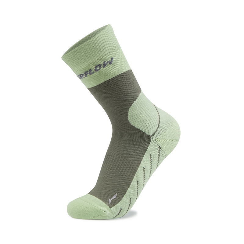 Li Ning Crew Socks Unisex Sage Green