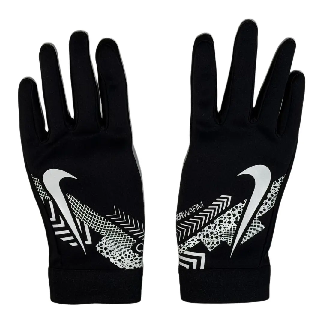 Nike Polyester, Nylon, Fiber, Elastane Sports Gloves Kids' Black