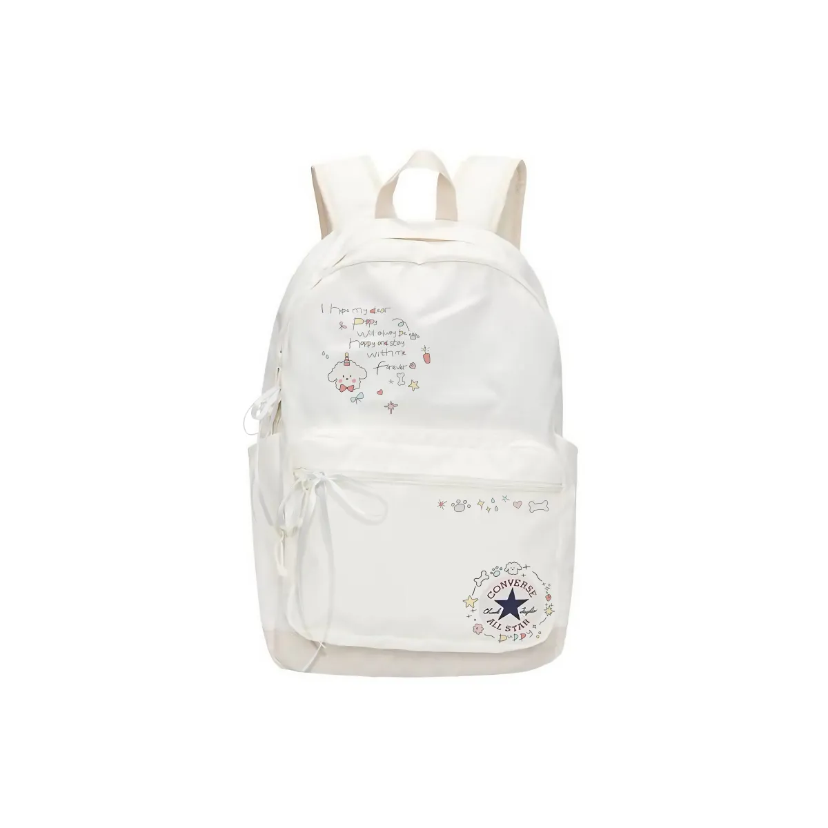 Converse Polyester Backpack Regular Unisex White