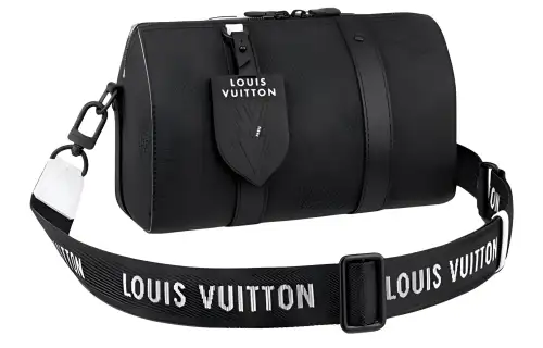 LOUIS VUITTON FIFA Collaboration Leather Portable Crossbody Bag, Shoulder Bag Men's Black