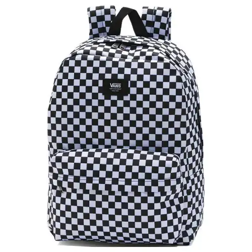 Vans Polyester Backpack Regular Unisex Black White