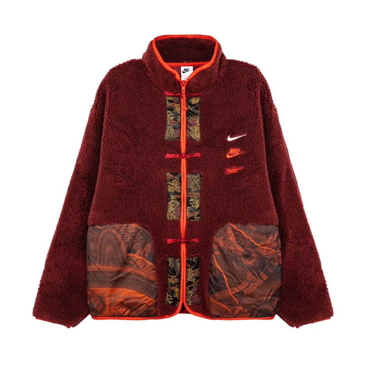 Nike CNY Velvet feel Coat Unisex Red