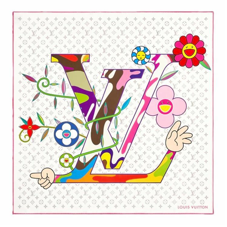 Шарф Louis Vuitton X (бежевый)