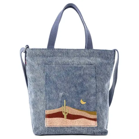 Levi's Cotton Tote Bag, Shopping Bag, Shoulder Bag, Crossbody Bag, Handbag Mini Women's Blue