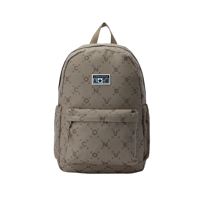 Converse Polyester Backpack Laptop Bag Medium Coffee Brown